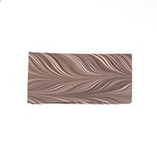 半巾帯 ［bitter chocolate］ピーコック柄×大矢羽