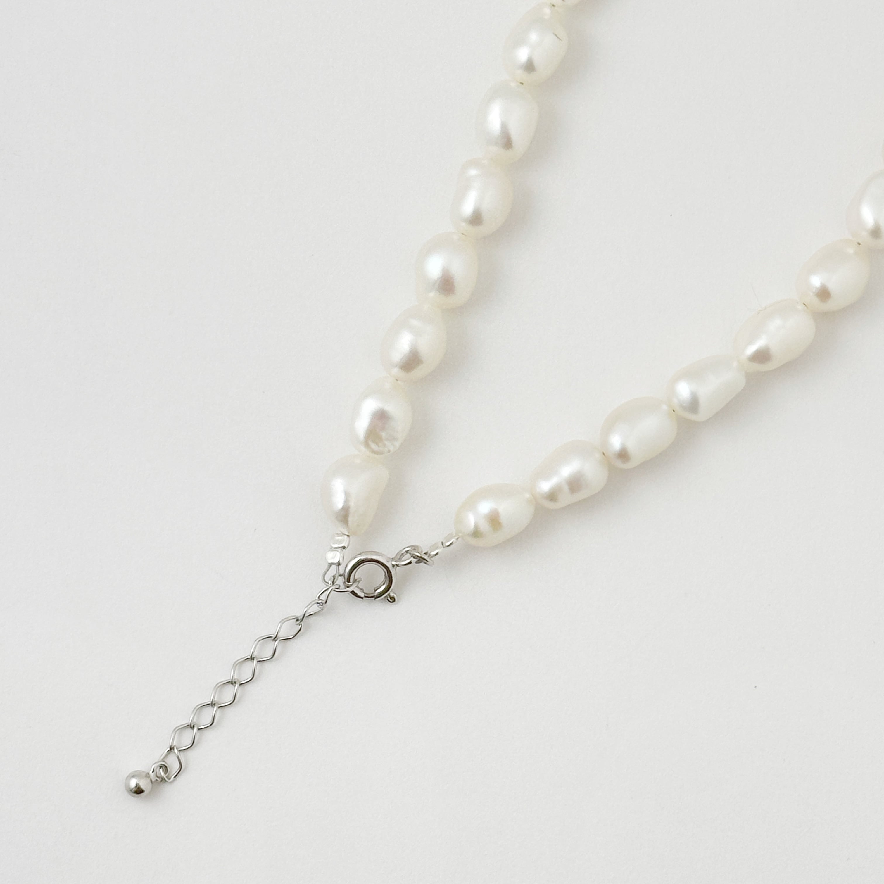 Lagoon Original 淡水パール 縦フラット型 ネックレス 選べる長