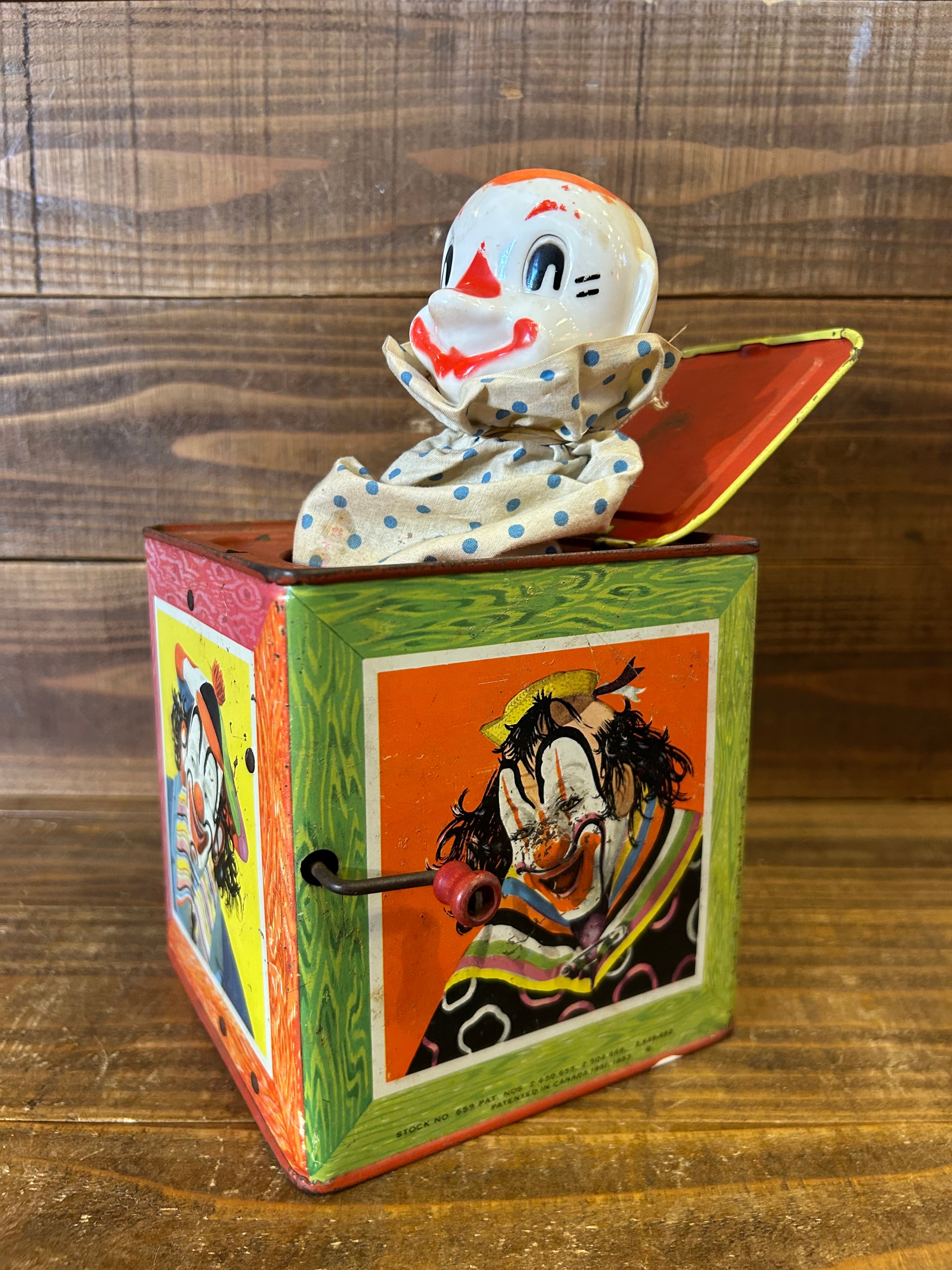 Vintage Matty Mattel Jack in the Box''Clown''/ピエロ ジャック