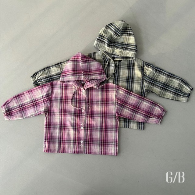 【取寄】grue baba｜judy hooded shirt｜ジュディフードシャツ｜S-JL｜kids&jr｜26 spring