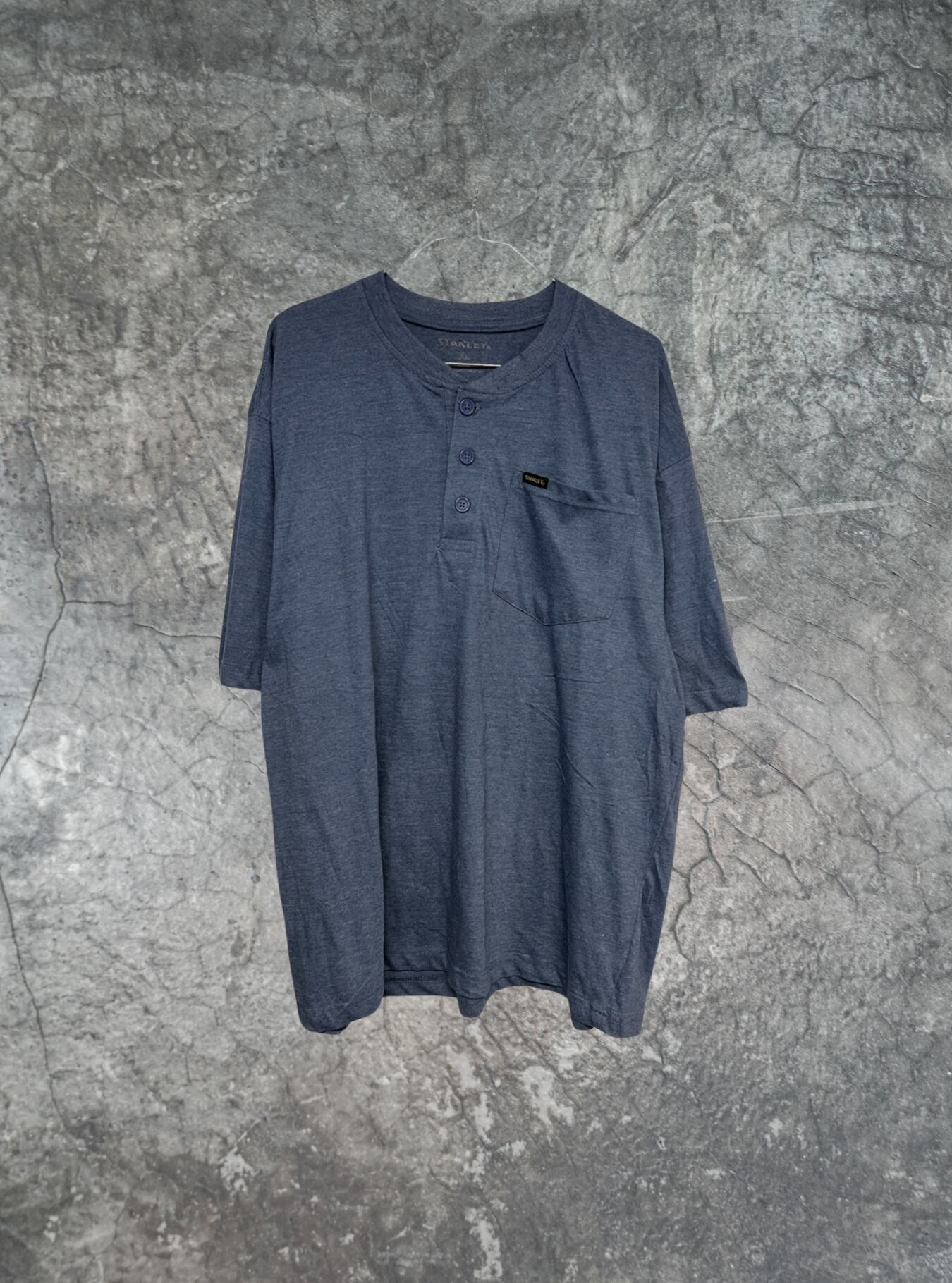 プリント半袖ポロシャツ size:XL