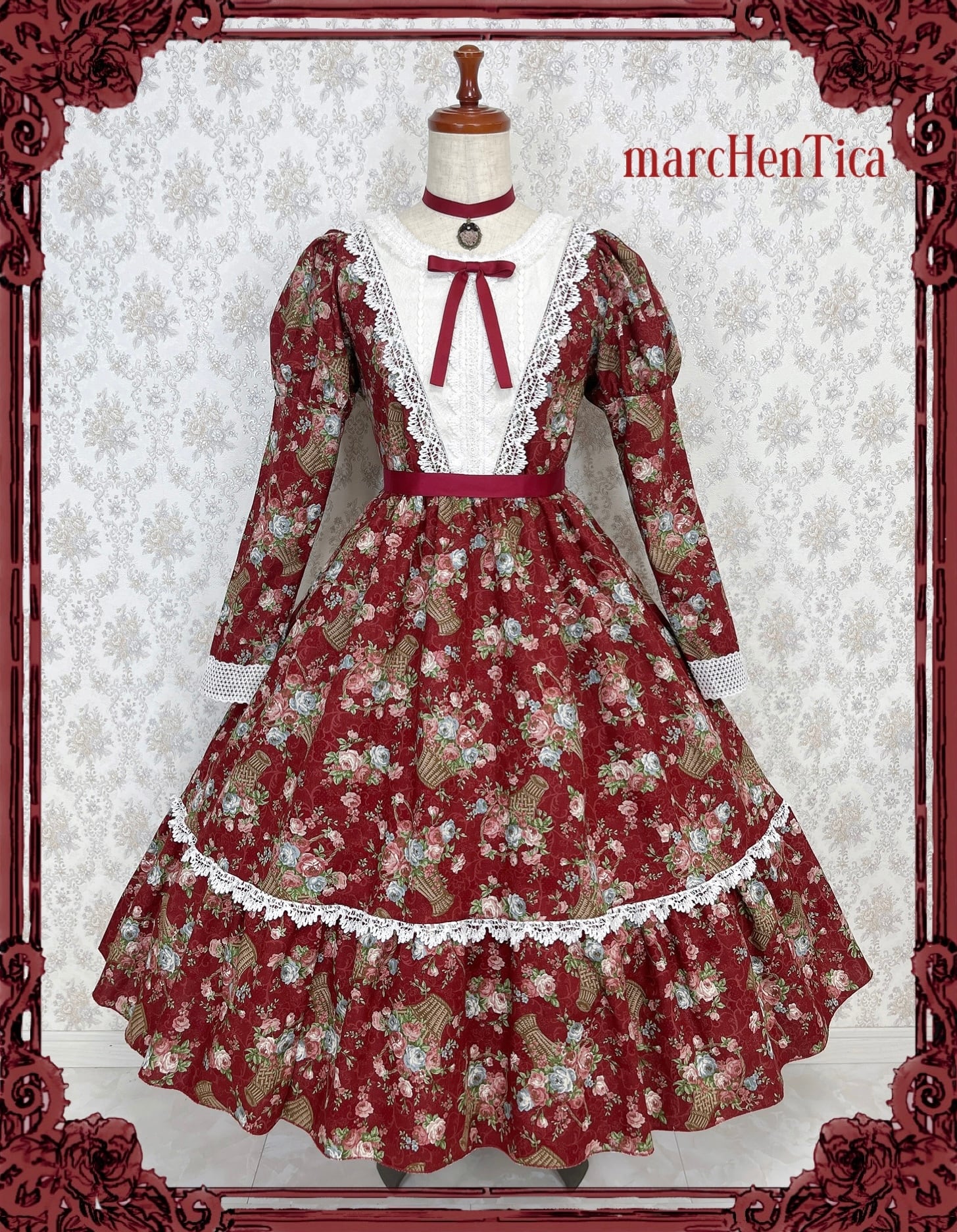 ご予約券】ローズバスケットワンピース | HirokoTokumine