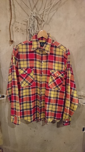 70s LONCRAFT HEAVY FLANNEL SHIRT