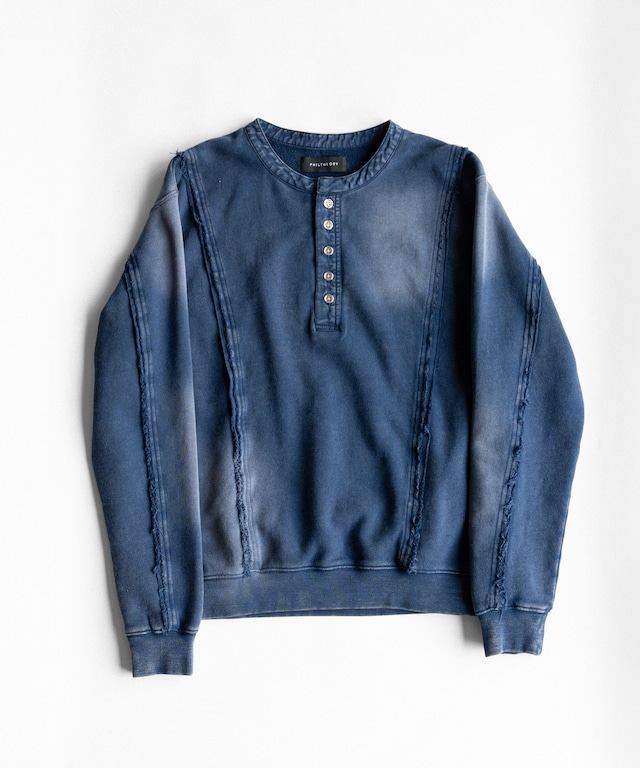 PHILTHEORY / Metal button henly sweat/