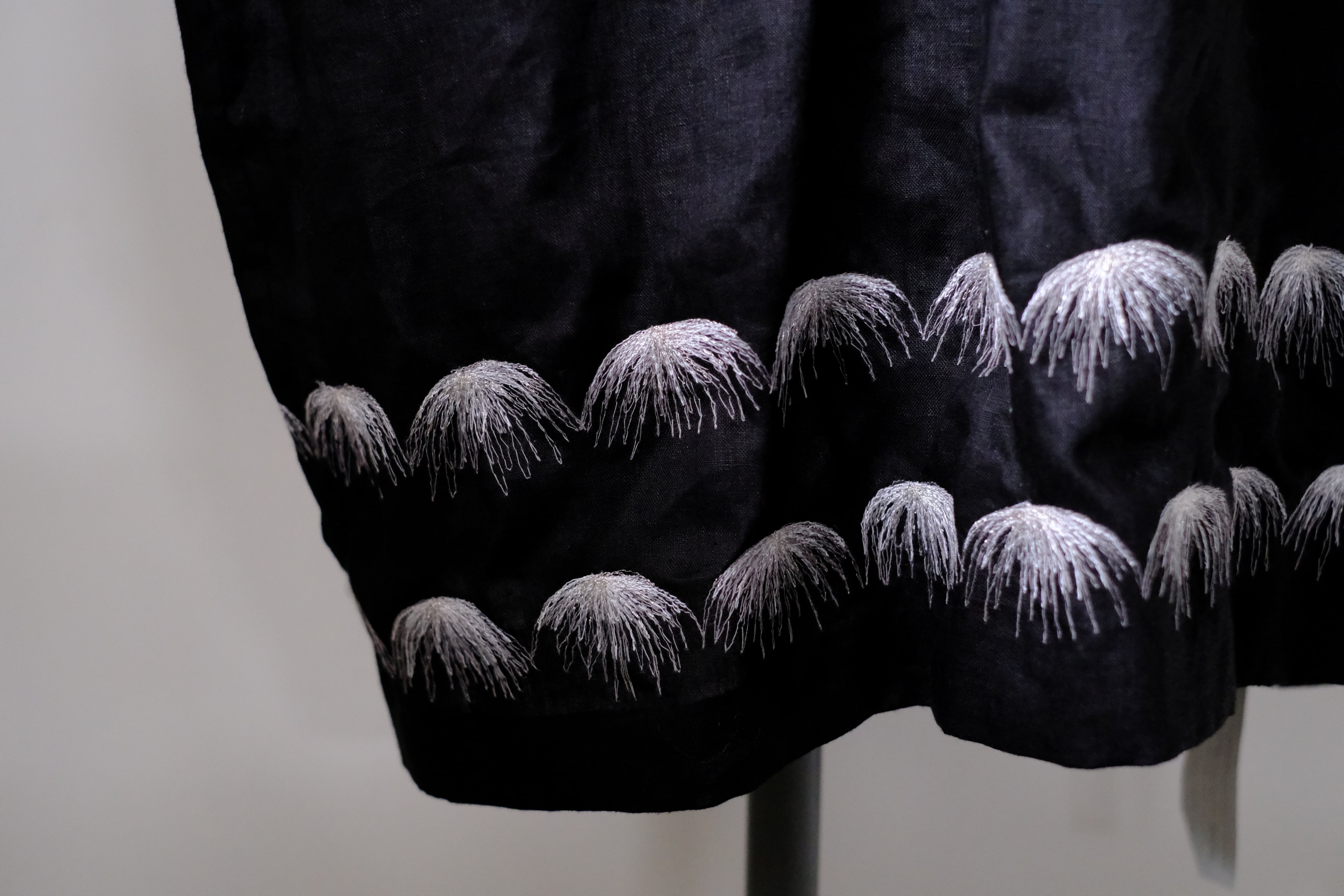 コクーンワンピース　cl-017(BK)