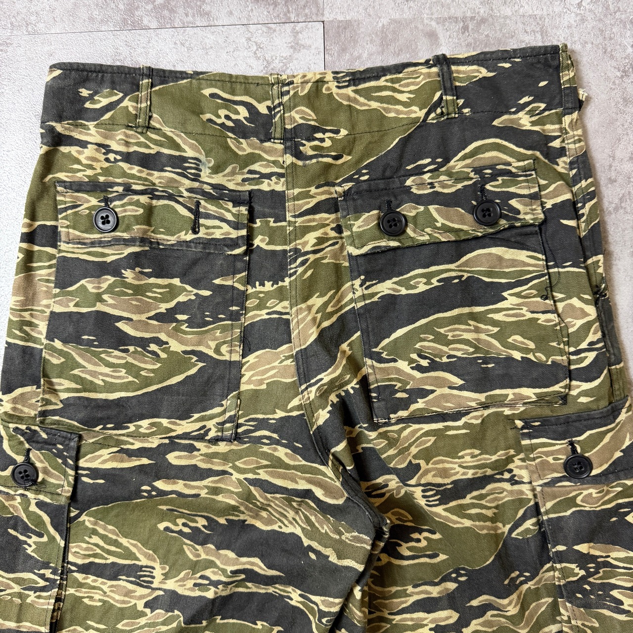 60's Tiger-Stripe Camo Pants US.ARMY US-M 60年代 カーゴパンツ アメリカ軍 コットン ミリタリー ヴィンテージ ビンテージ  TT2026-0021 - 5
