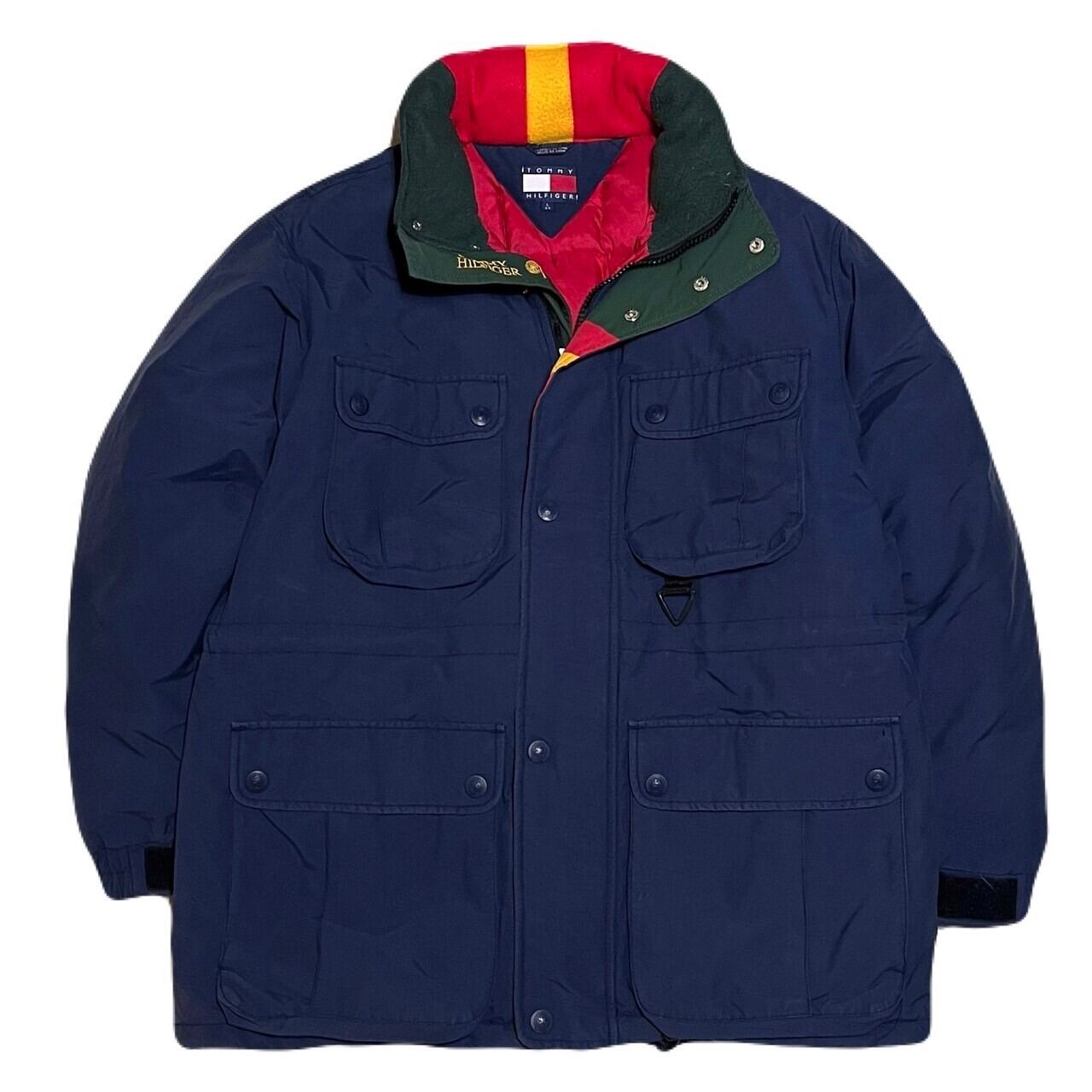 size L】90s tommy hilfigerトミーヒルフィガー ダウン size L】90s tommy hilfigerトミーヒルフィガー ダウン