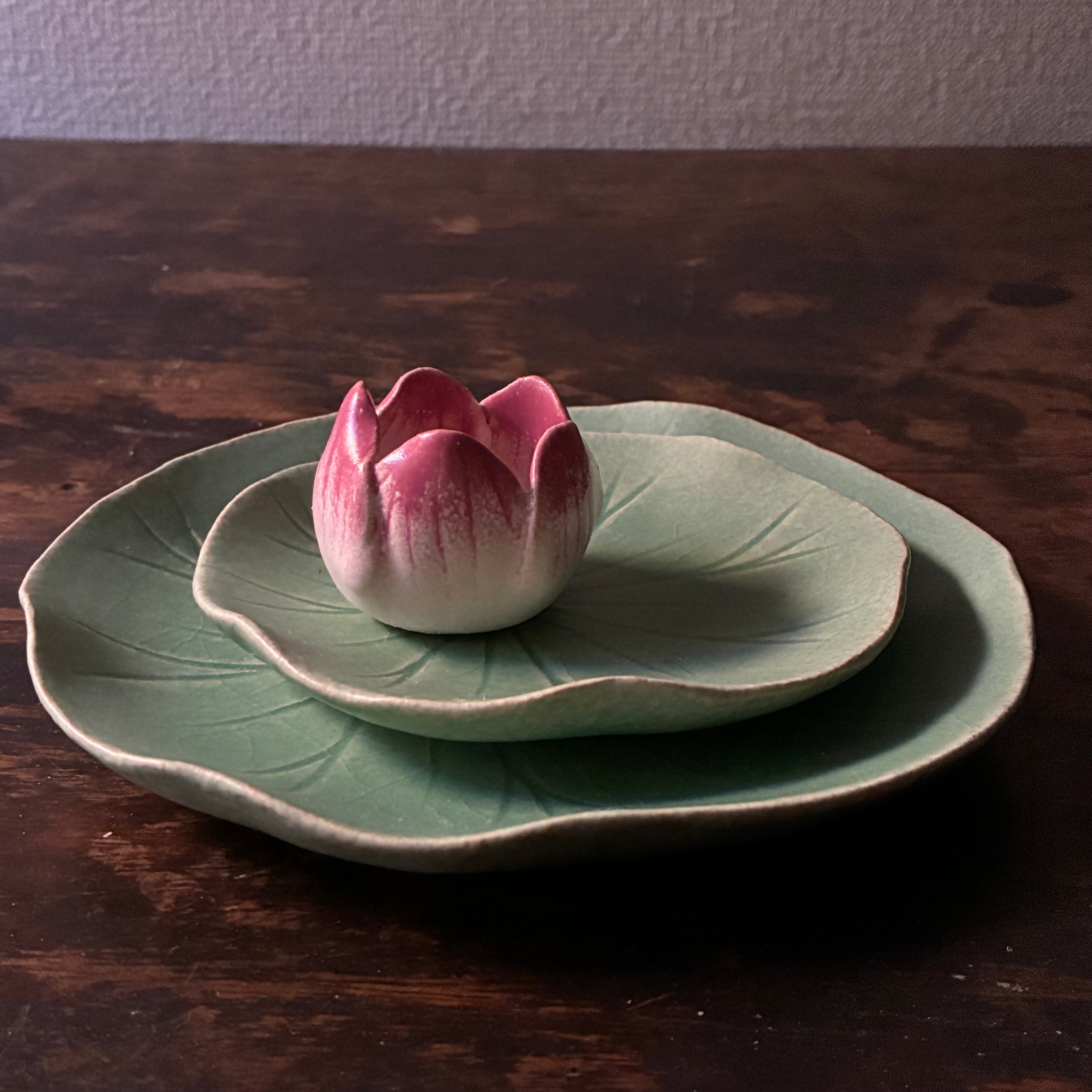 25夏】Lotus 蓮の葉取皿 (幅 16 cm) | TSUNE;田中恒子の器 オンライン