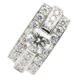 Pt950 プラチナ ダイヤ0.272ct ダイヤ0.18ct ペンダント ネックレス レディース 【中古】