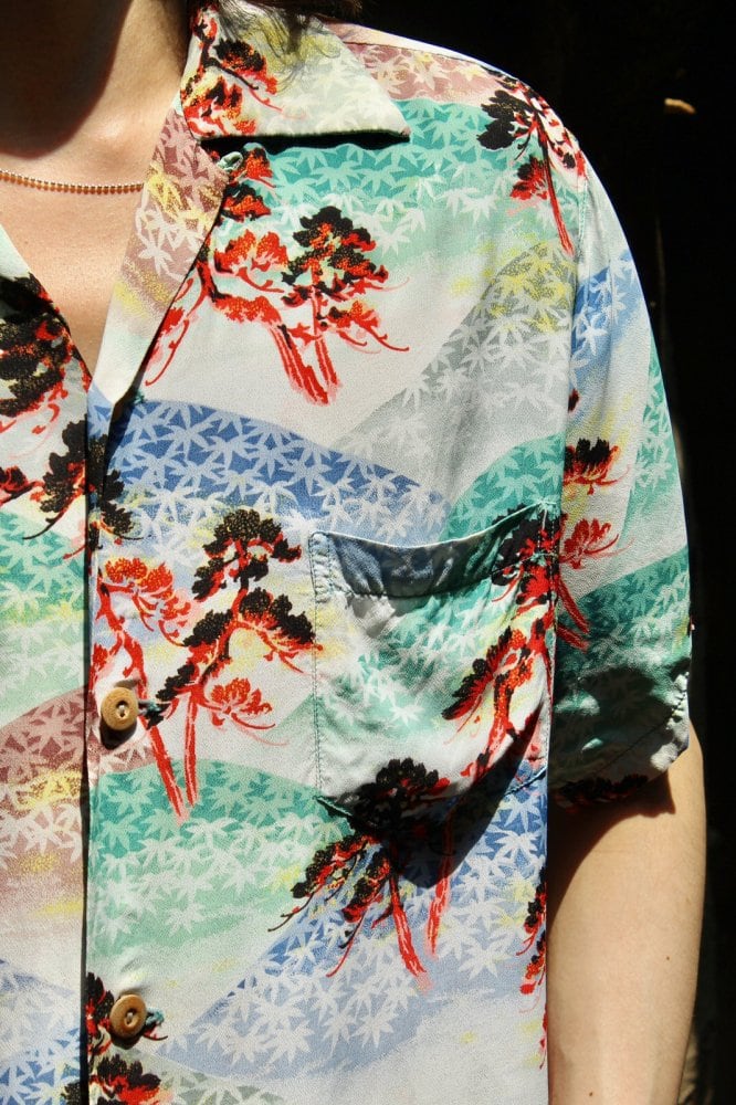 Vintage Aloha Shirt [IOLANI MADE IN HAWAII] [1950s-] Japanese
