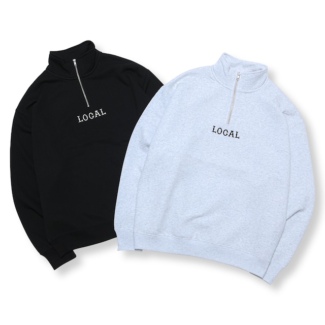 CLASSIC LOCAL LOGO EMBROIDERY HALF ZIP SW