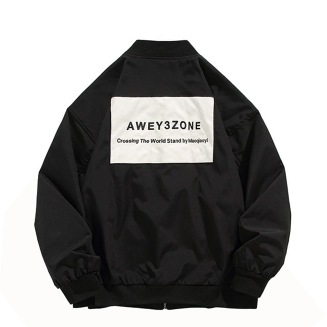 バックロゴパネルナイロンブルゾン R01143