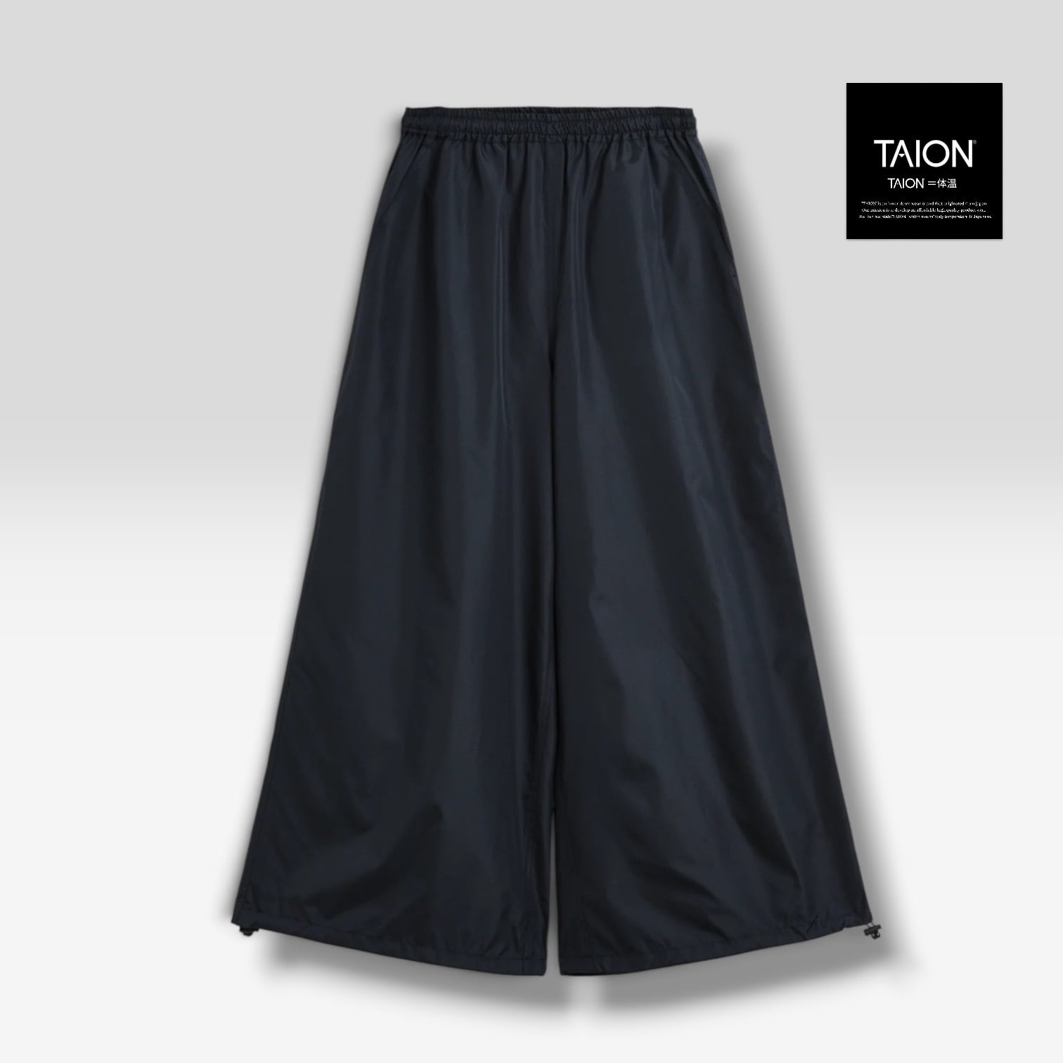 "Women's"NON Down Military Culottes-Dark Navy【TAION】ノンダウン ミリタリー キュロットスカートTAION-W159NDSKML-1
