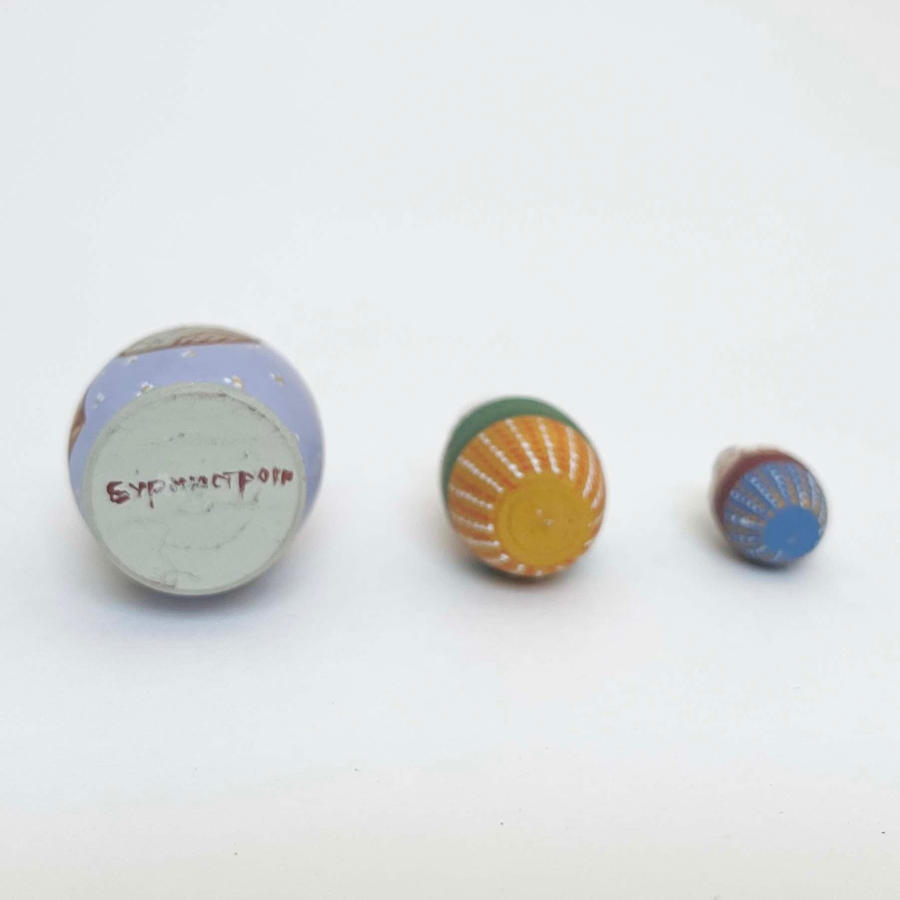 リュドミラさんのマトリョーシカ（バラライカ/3個組）