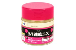 【数量限り】アサヒペン 塗料 ペンキ 速乾ニス 100ml 透明 クリヤ ラッカー塗料 木部用 ツヤあり 速乾 日本製