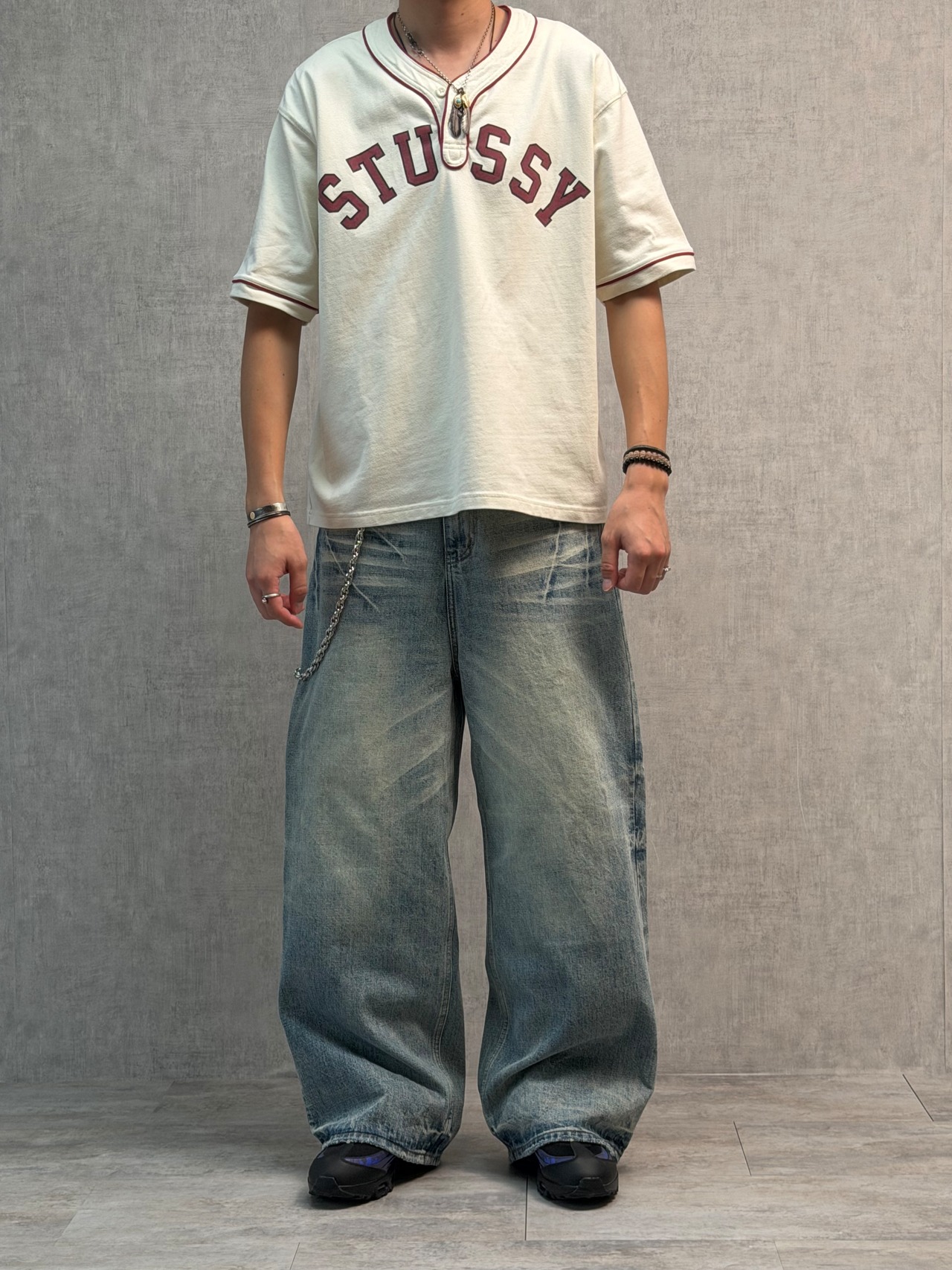 Classic Washed Loose Fit Denim