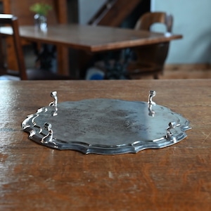 Tray / トレイ〈 プレート・シルバー・サルヴァ・店舗什器・アンティーク・ヴィンテージ 〉113668
