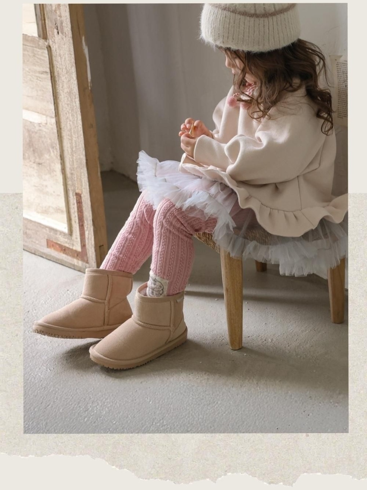 韓国子供服 / 26winter / puella FLO / アンディレギンス / キッズ / 冬服 *90~140*