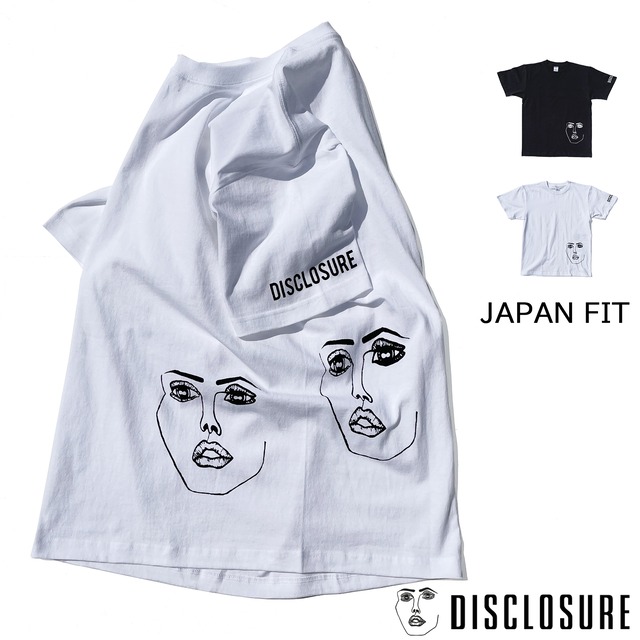 【OUTLET】ディスクロージャー 「THE FACE」 DISCLOSURE  Tシャツ 1116-disc-face