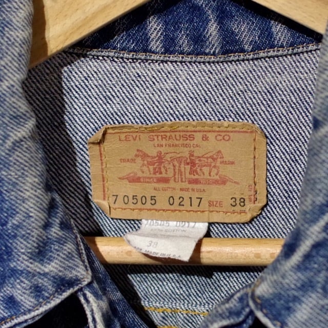 1970-80s Levi's 70505 - 0217 Made in USA / リーバイス デニム