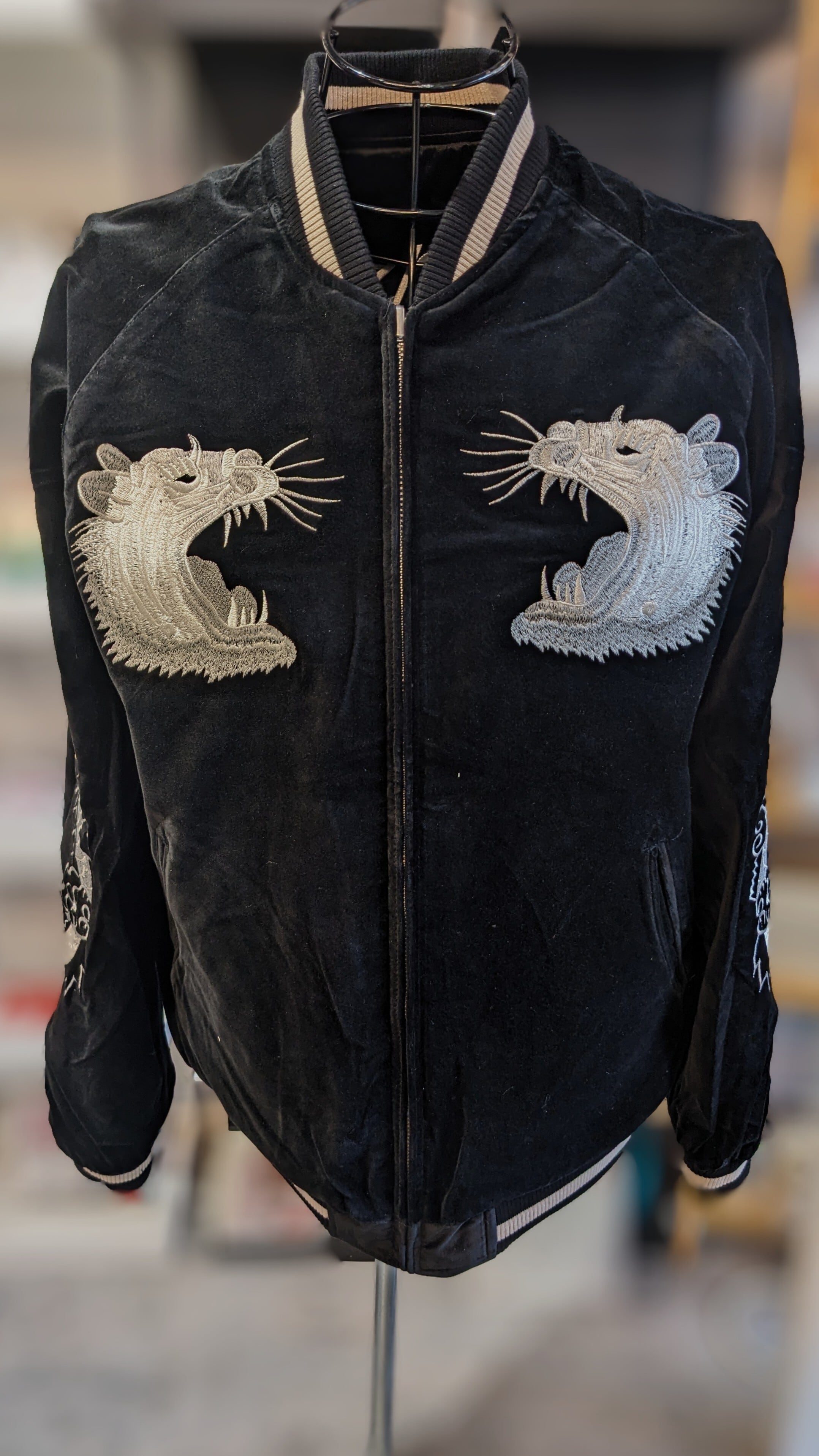 ジャパネスク虎別珍スカジャンJSKJ-007花旅楽団テーラー東洋