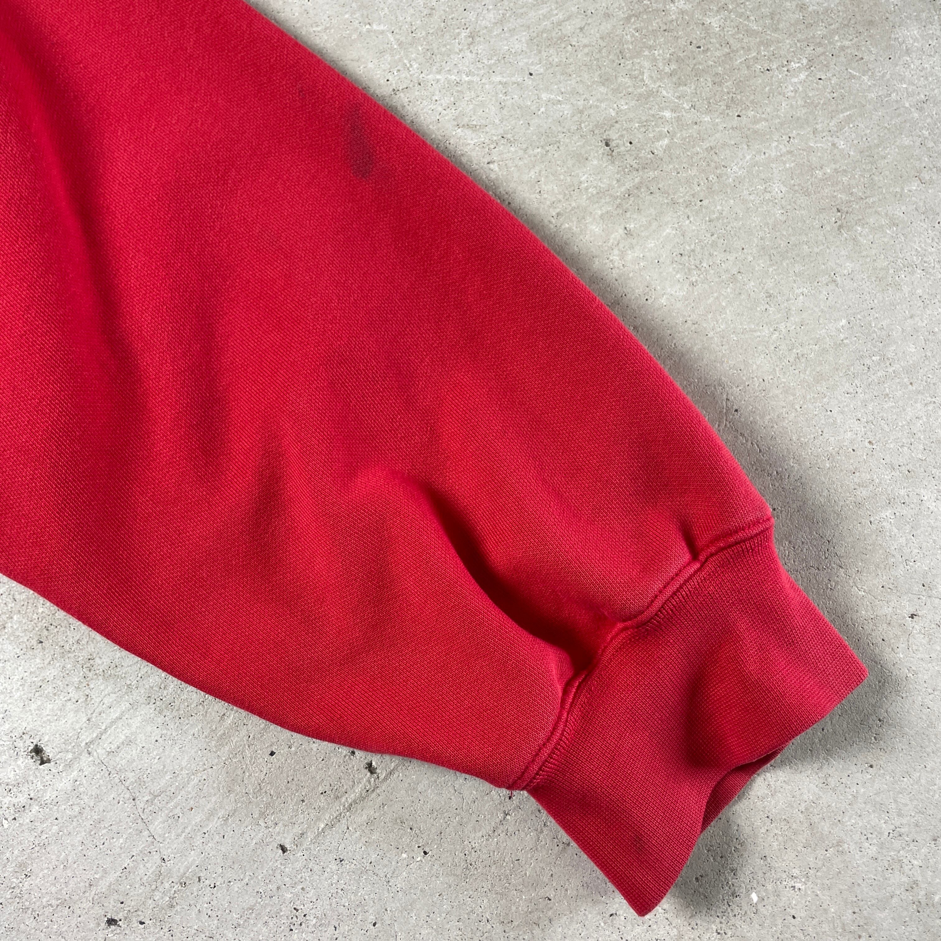 00's vintage Nike 赤 フード付きスウェットパーカー ビンテージ 00年代 NIKE ナイキ スウォッシュロゴ刺繍 スウェットパーカー メンズL