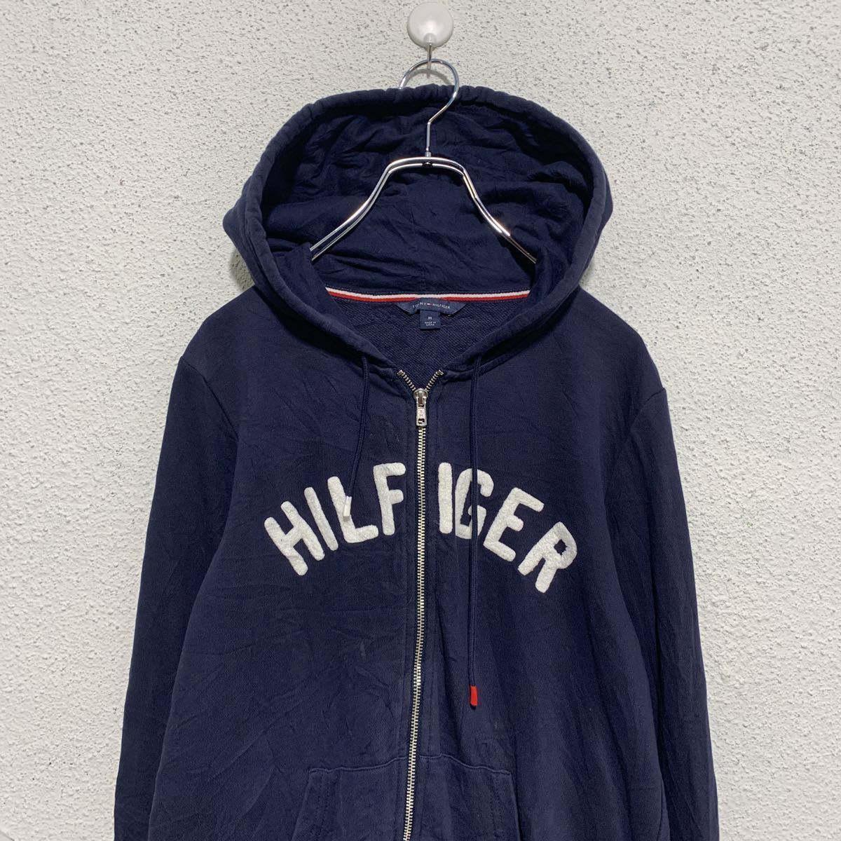 TOMMY HILFIGER ジップアップ スウェット パーカー レディース M TOMMY HILFIGER ジップアップ スウェット パーカー レディース M