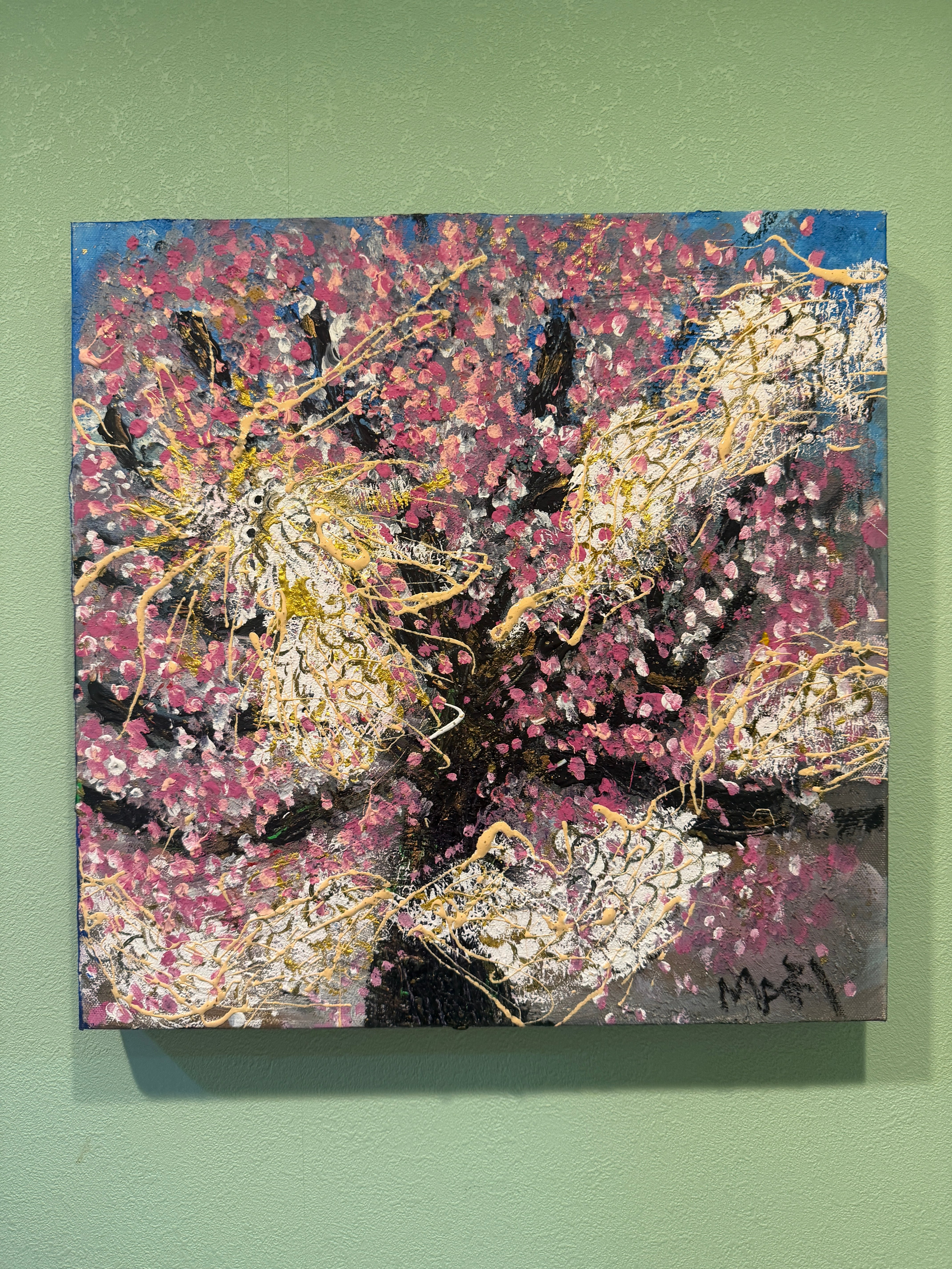 桜待ち龍さま | MARI NISHIMURA ART