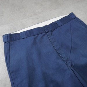 80s Dickies 874 work pants navy W39.5L28.5相当 古着