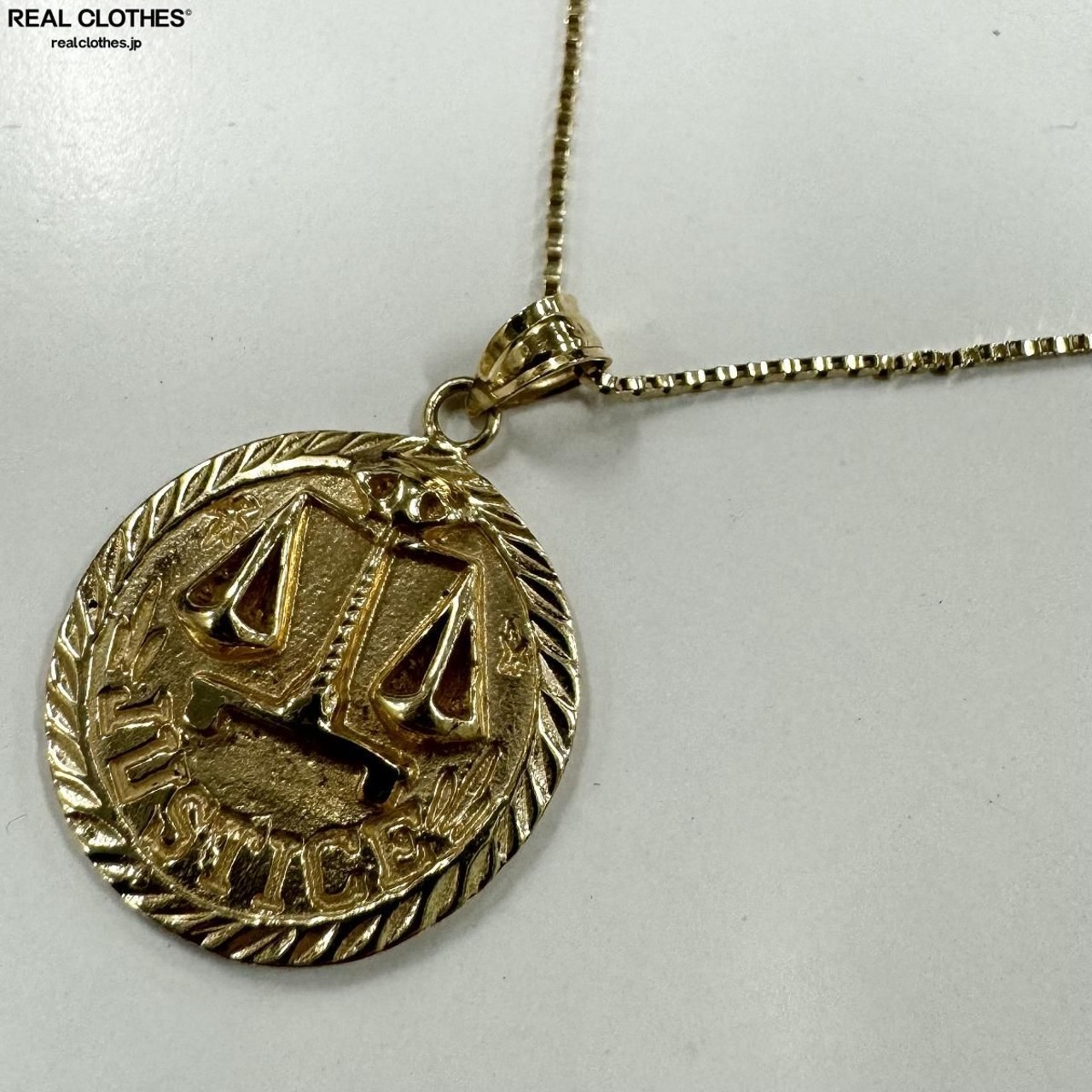 Supreme/シュプリーム【18SS】Justice Gold Pendant/ジャスティス 