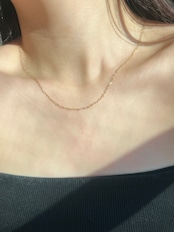 Tiny Heart Chain Necklace