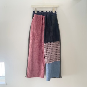 yushokobayashi/patchwork trousers