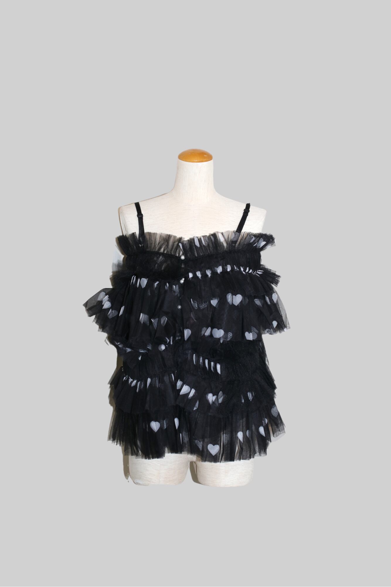 viviano Tulle Cami Top VIVIANO / Asymmetric Cami Top | JURK TOKYO