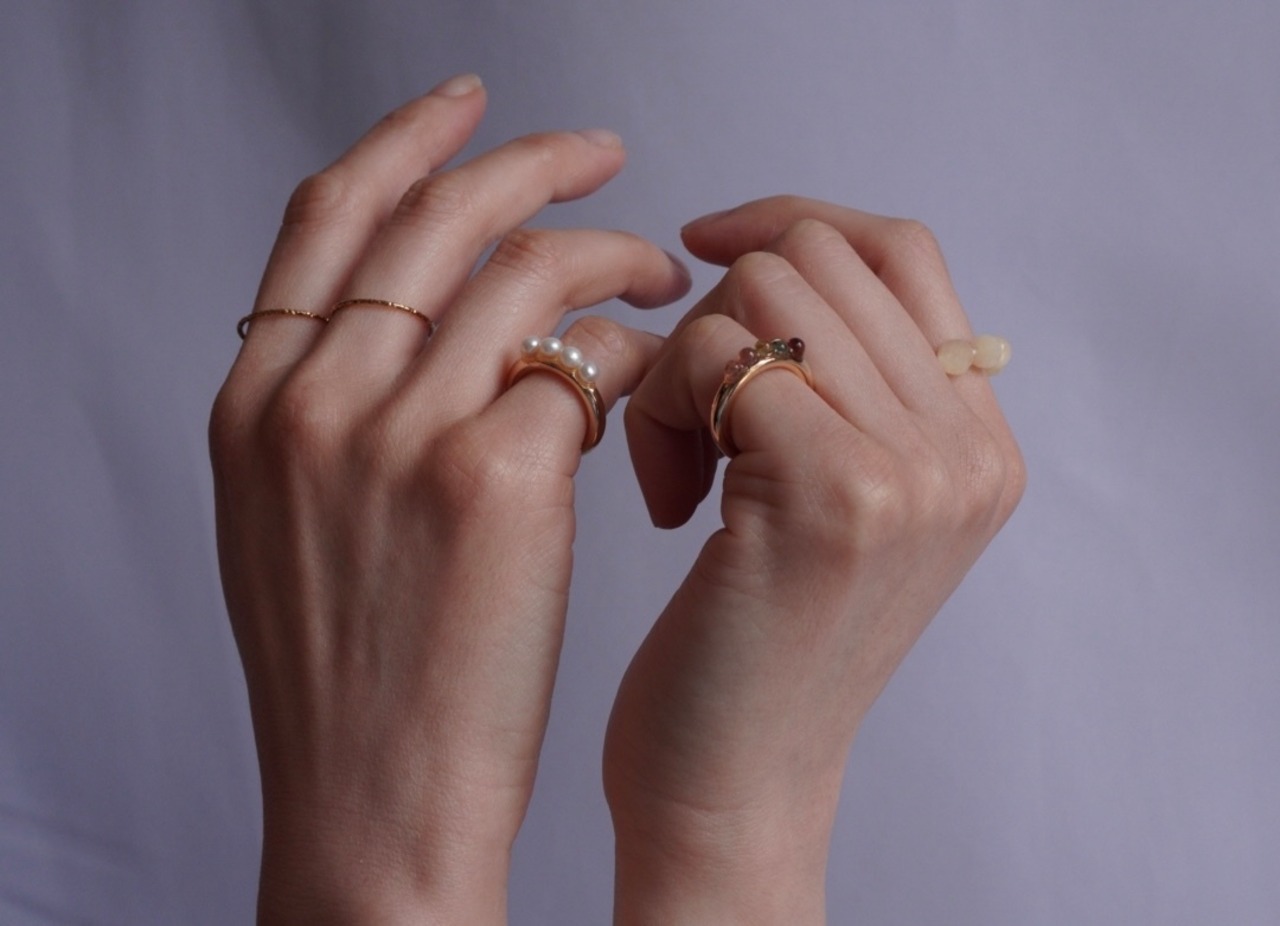 【 CORE 】stainless ring glitter