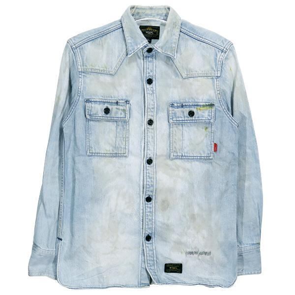 WTAPS 12AW ALLMAN/SHIRT.COTTON.DENIM 122GWDT-SHM07 サイズS ダブル