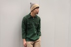 40s Woolrich Half-Zip Wool Shirt