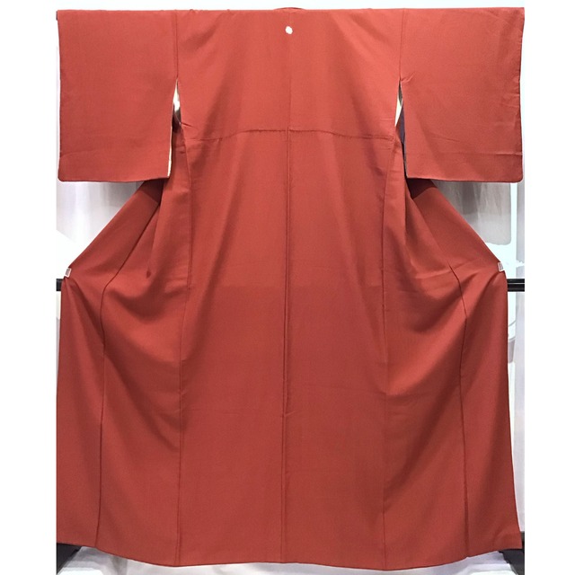 着物・色無地・一つ紋・エンジ地・No.200701-1914・梱包サイズ80