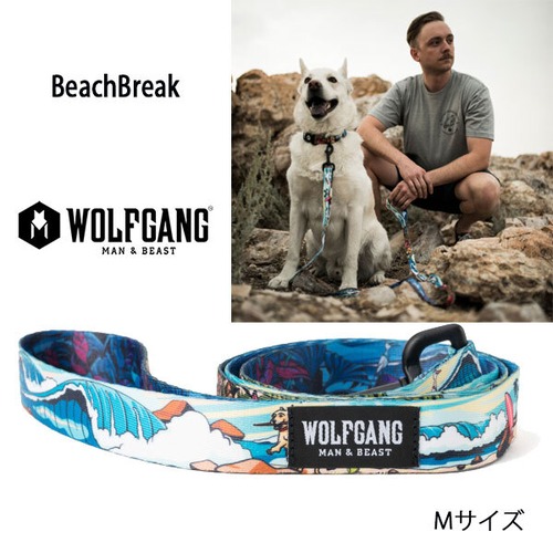 BeachBreak LEASH Mサイズ リード WOLFGANG ウルフギャング アメリカ 中型犬 大型犬
