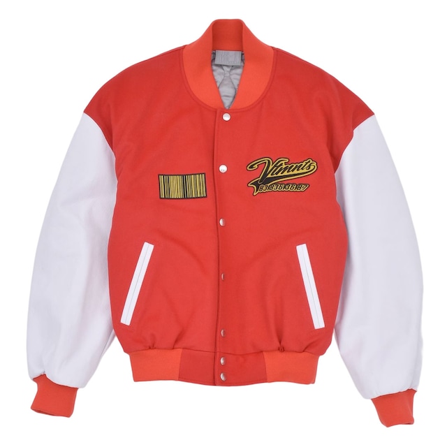 【VTMNTS】VTMNTS COLLEGE JACKET(RED/WHITE)