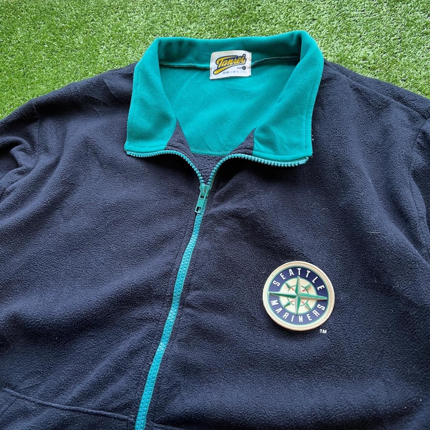 ⭐︎新品未使用⭐︎MLB シアトルマリナーズ フリースジャケット Lサイズ＋おまけ付 MLB / 麒麟端麗 / ノベルティ / シアトル・マリナーズ / フリース