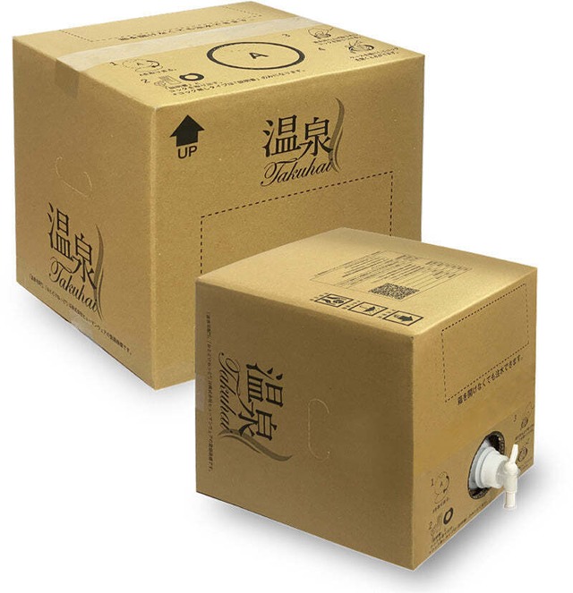 【温泉宅配プレミアム】蓼科温泉　20L×2 最高級今治タオル1枚付