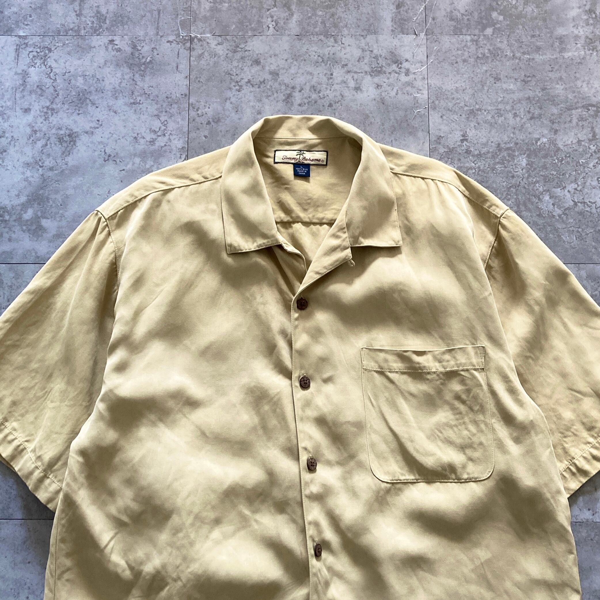 tommy bahama シャツ Tommy Bahama シルク 開襟 オープンカラーシャツ