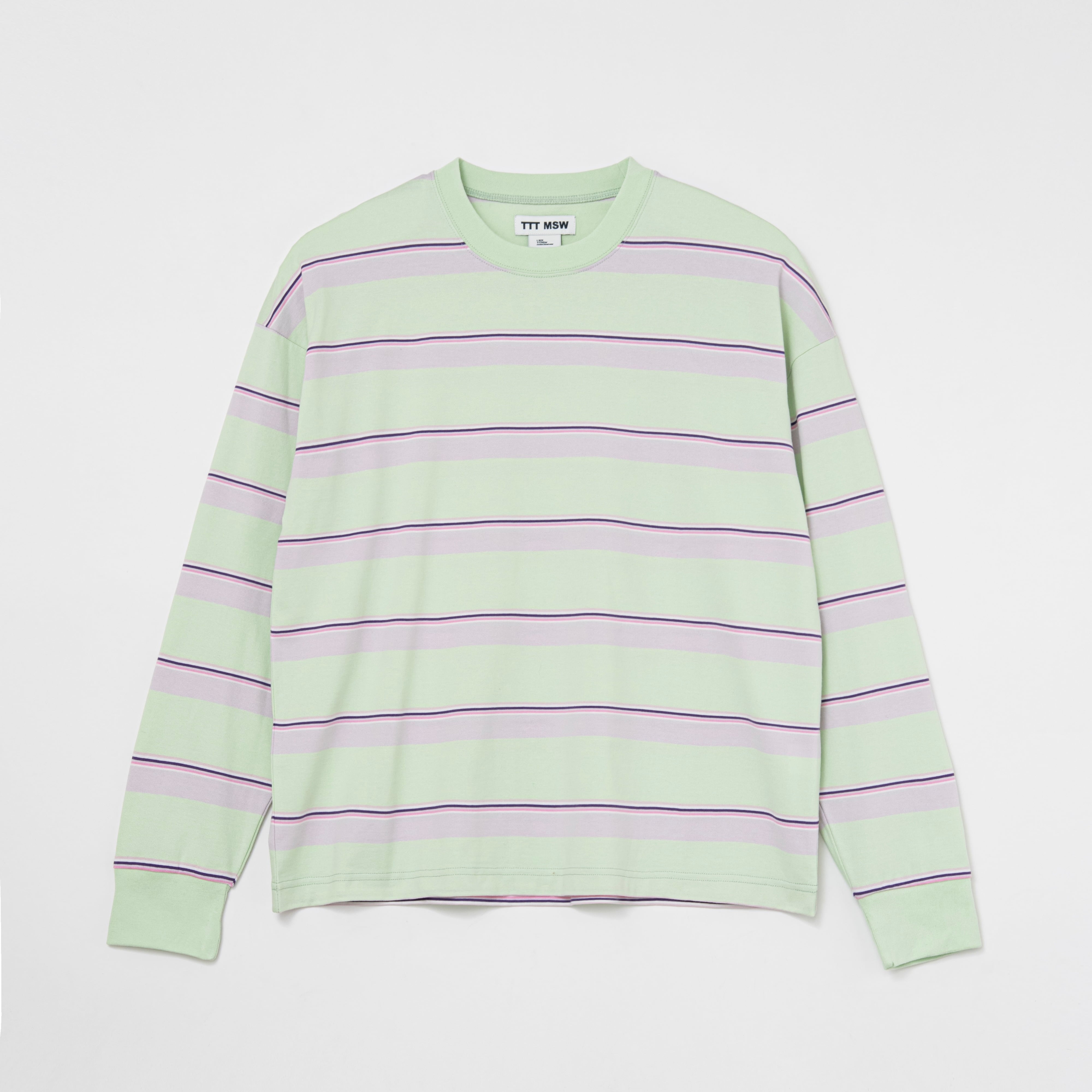 Border long sleeve tee（PALE GREEN） | TTTMSW