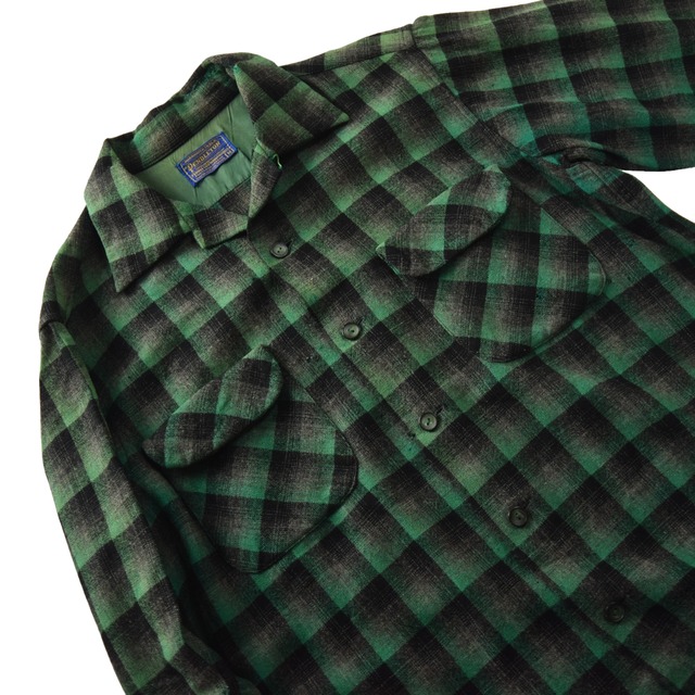 受発注品 《美品》PENDLETON 50~60s ビンテージ ウールシャツ シャツ