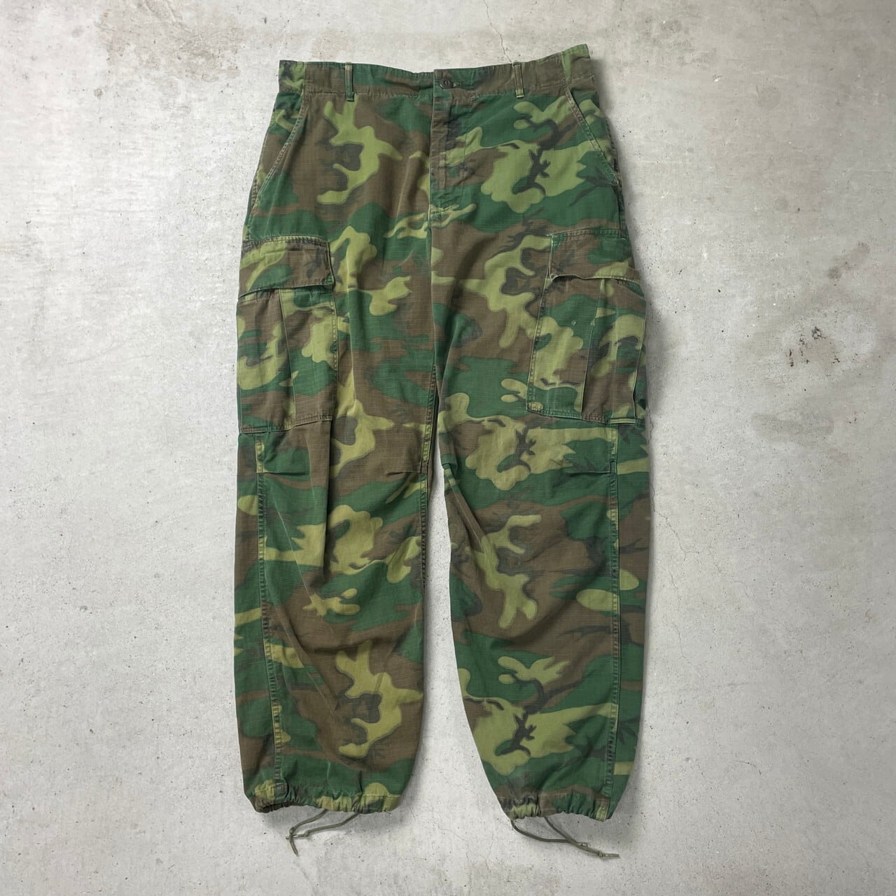 69年納品 60年代 U.S.ARMY 米軍実品 アメリカ軍 グリーンリーフカモ 