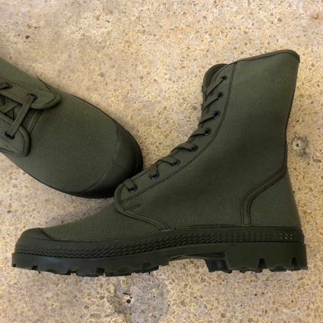 French Army Canvas Combat Boots Deadstock フランス軍 エイグル | JUNK SHOP