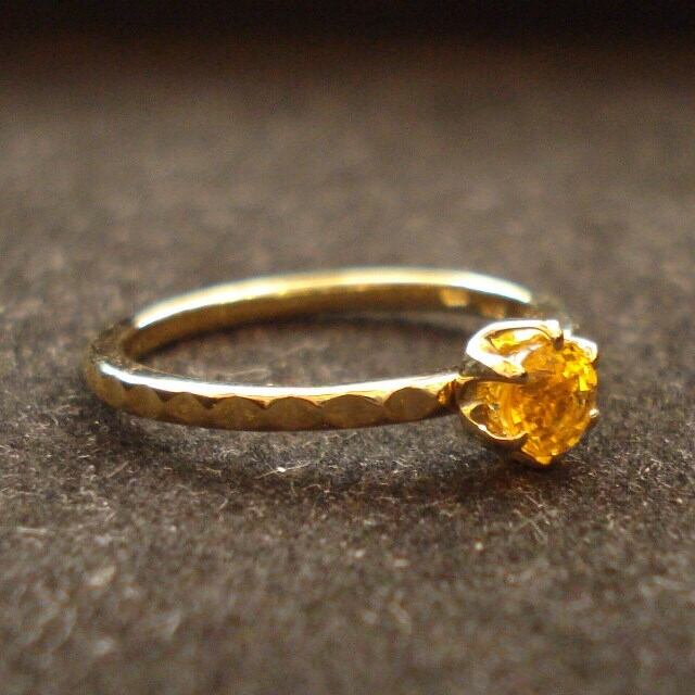 K18イエローサファイアリング（S-1292） | SHAKESPEARE & Co.