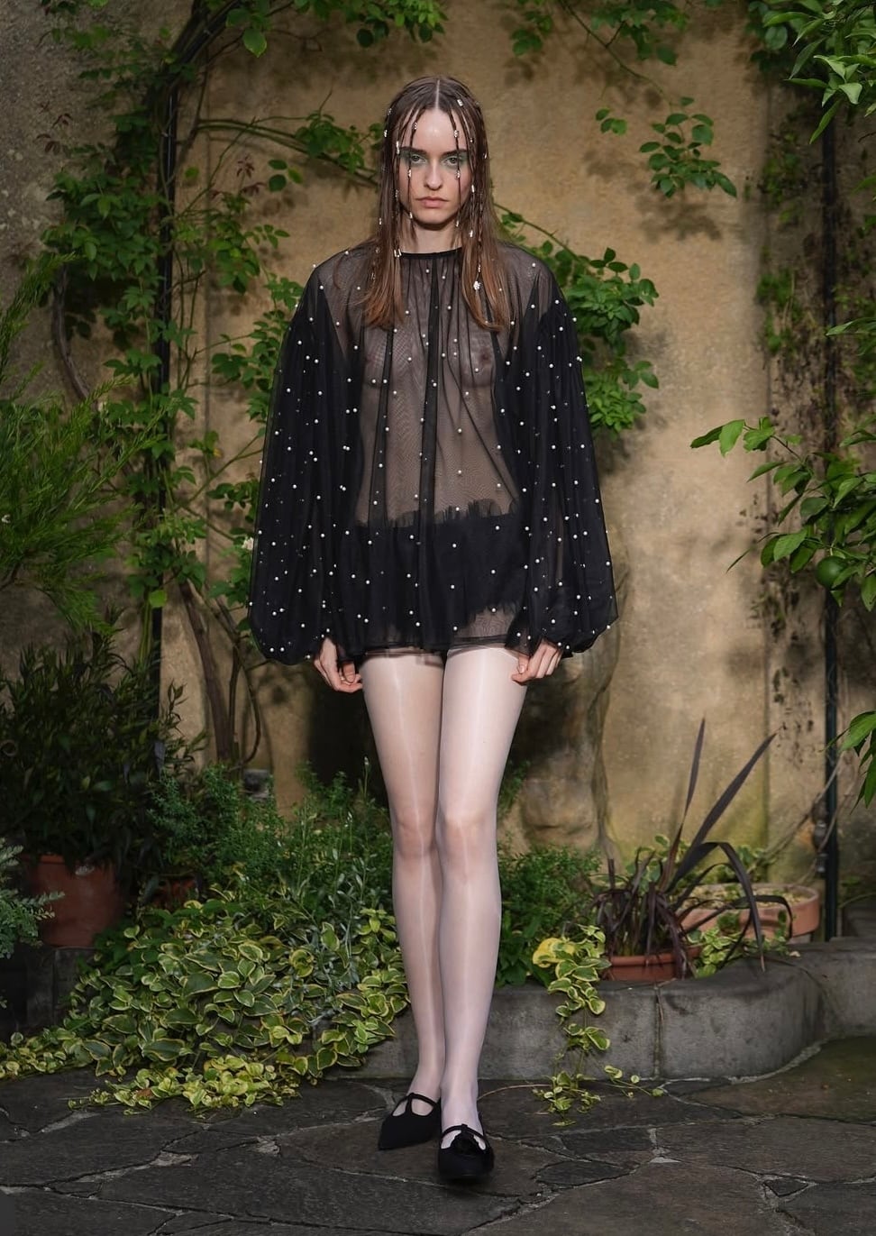 VIVIANO tulle ruffle knickers | AAR