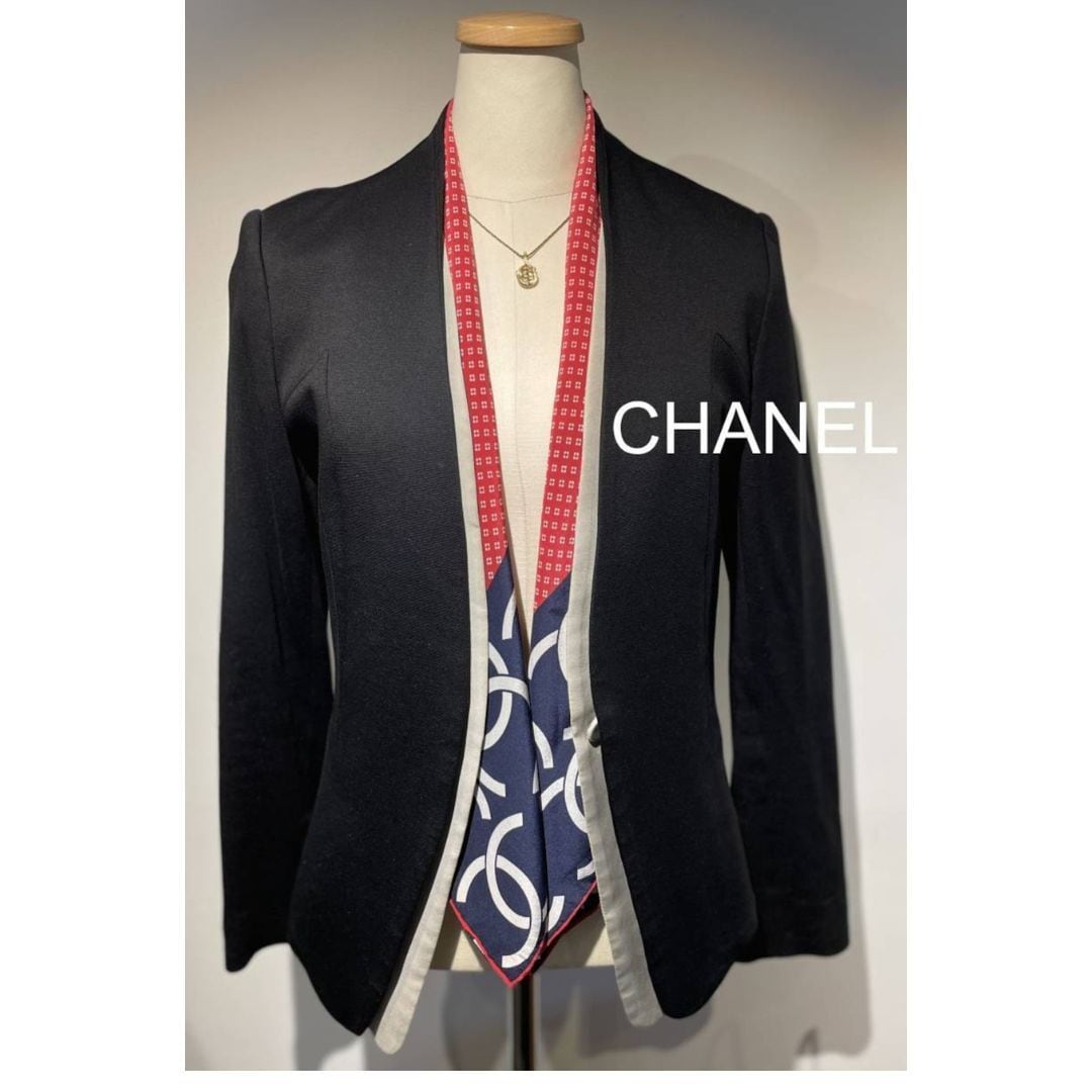 SALE！】CHANEL シャネル スカーフ ココマーク 小紋柄 シルク100  