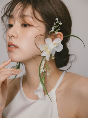 【4/28〜発送】flower ear cuffs